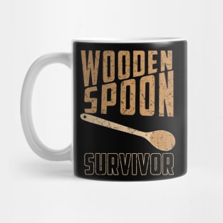 Wooden Spoon Survivor _ Vintage Mug